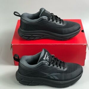 Reebok Black and Gray Women's Running Sneakers Size 6